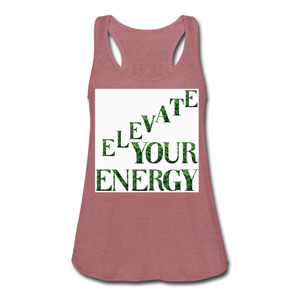 Women's Flowy Tank Top by Bella - mauve