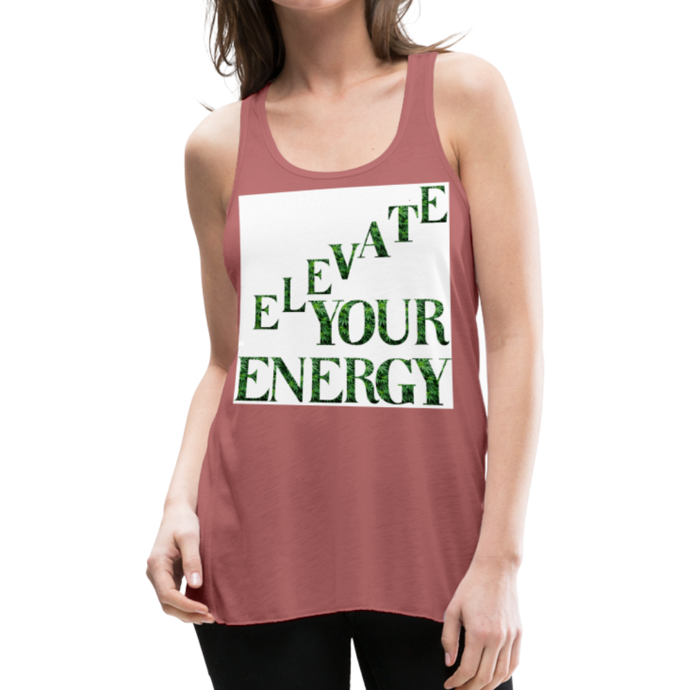 Women's Flowy Tank Top by Bella - mauve