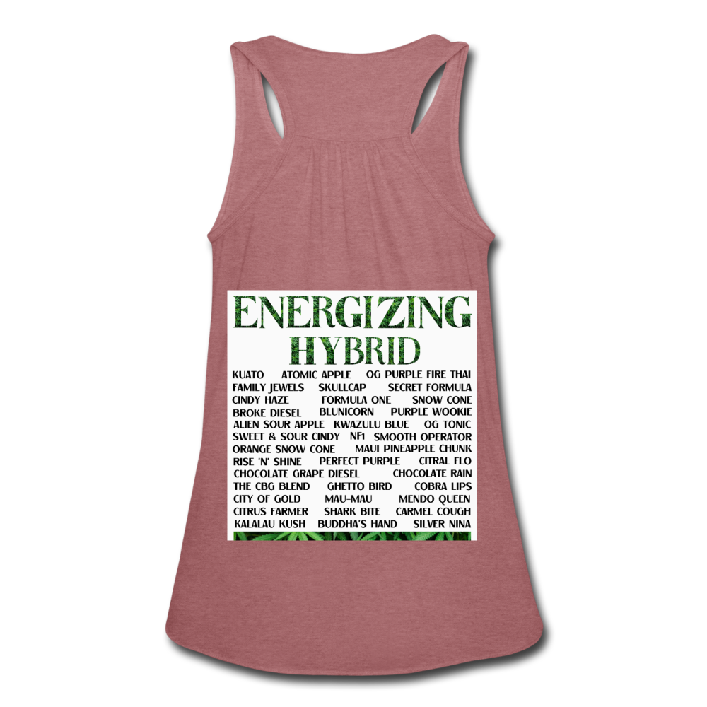 Women's Flowy Tank Top by Bella - mauve