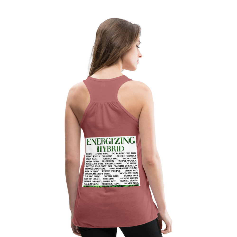 Women's Flowy Tank Top by Bella - mauve