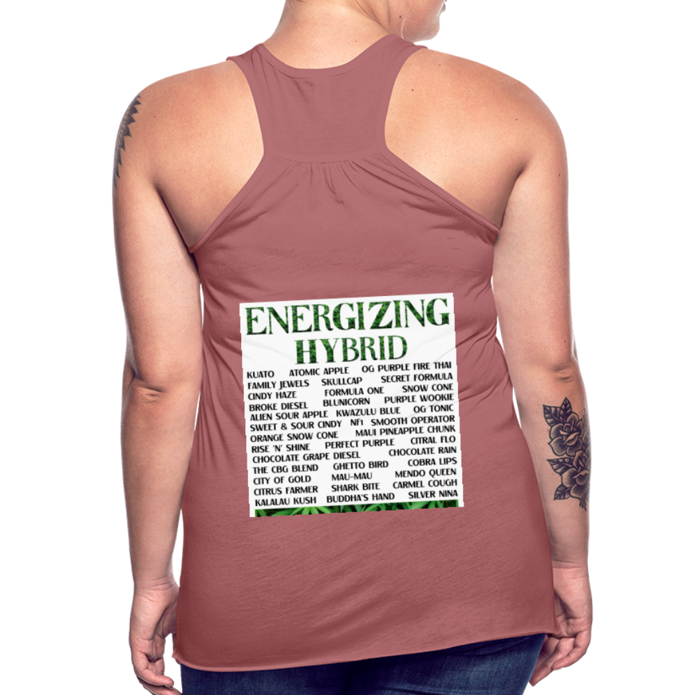 Women's Flowy Tank Top by Bella - mauve