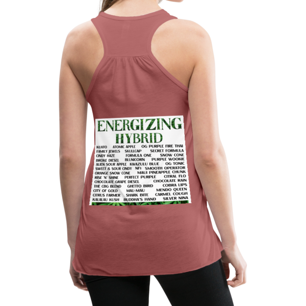 Women's Flowy Tank Top by Bella - mauve
