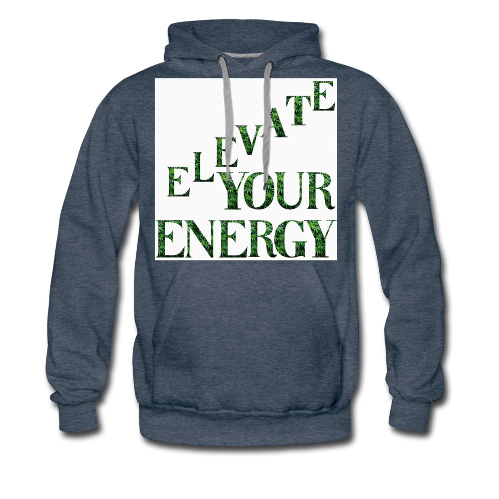 Men’s Premium Hoodie - heather denim