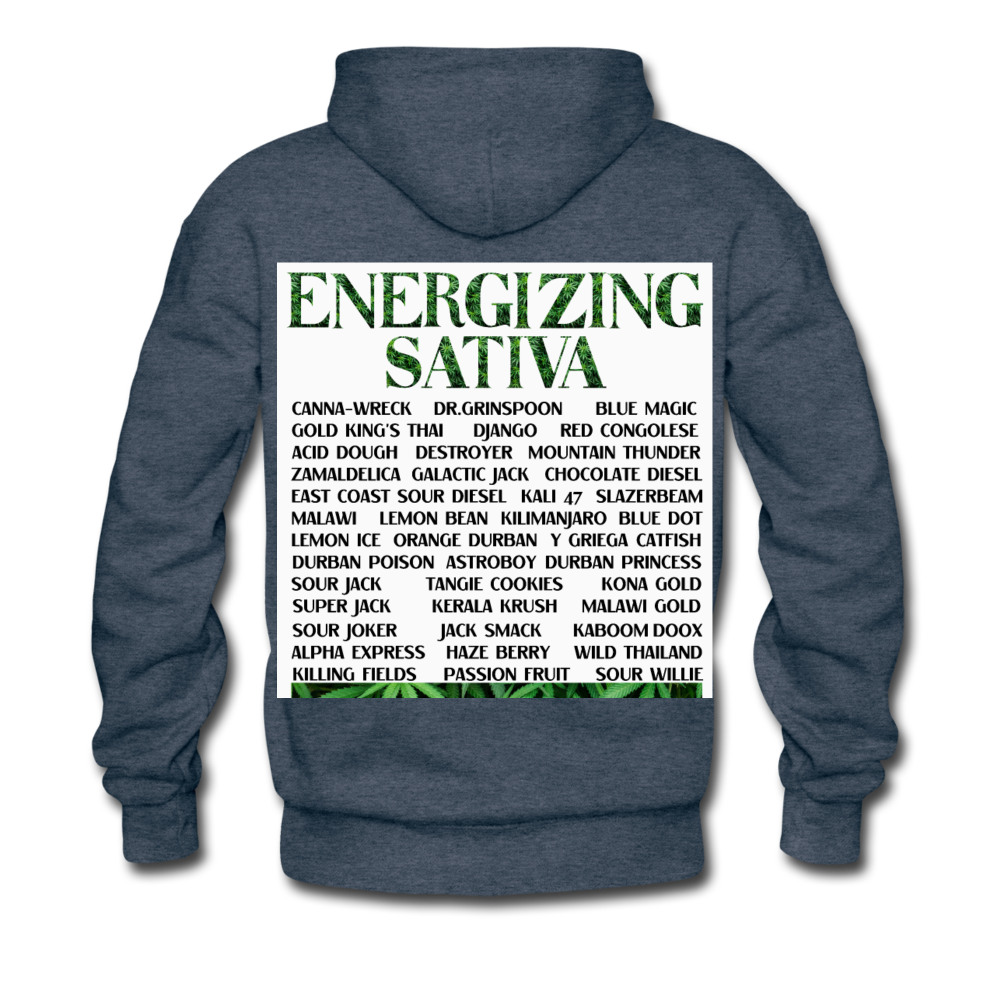 Men’s Premium Hoodie - heather denim