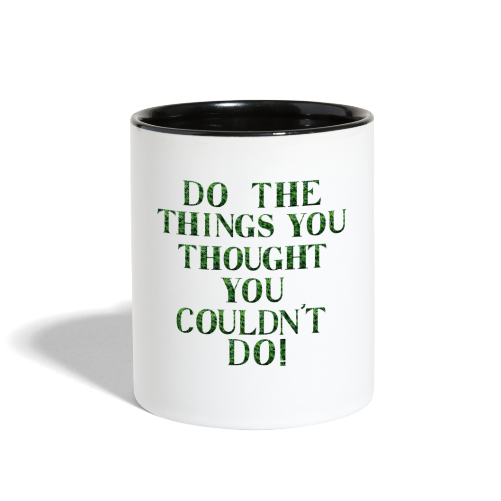 Contrast Coffee Mug - white/black