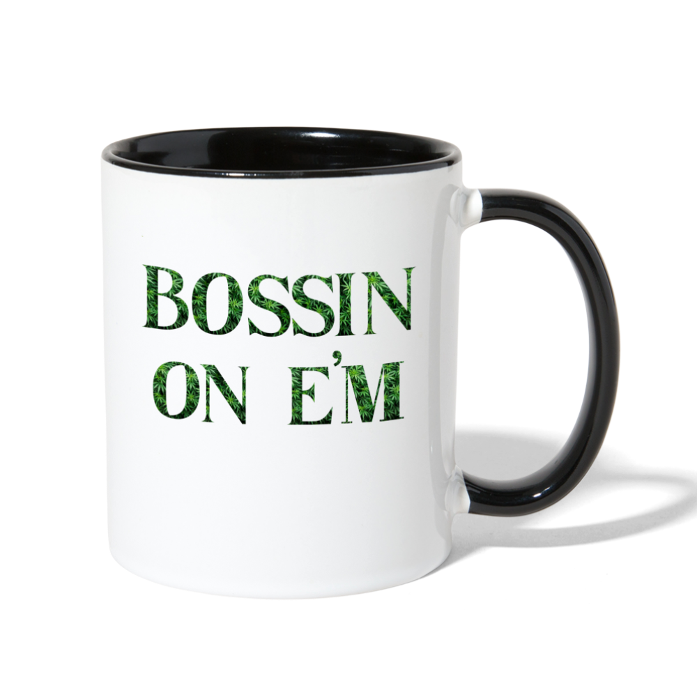 Contrast Coffee Mug - white/black
