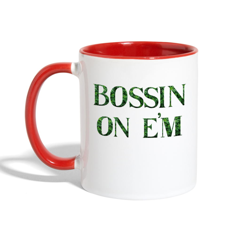 Contrast Coffee Mug - white/red