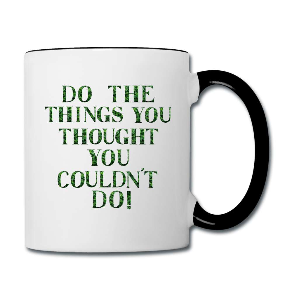 Contrast Coffee Mug - white/black