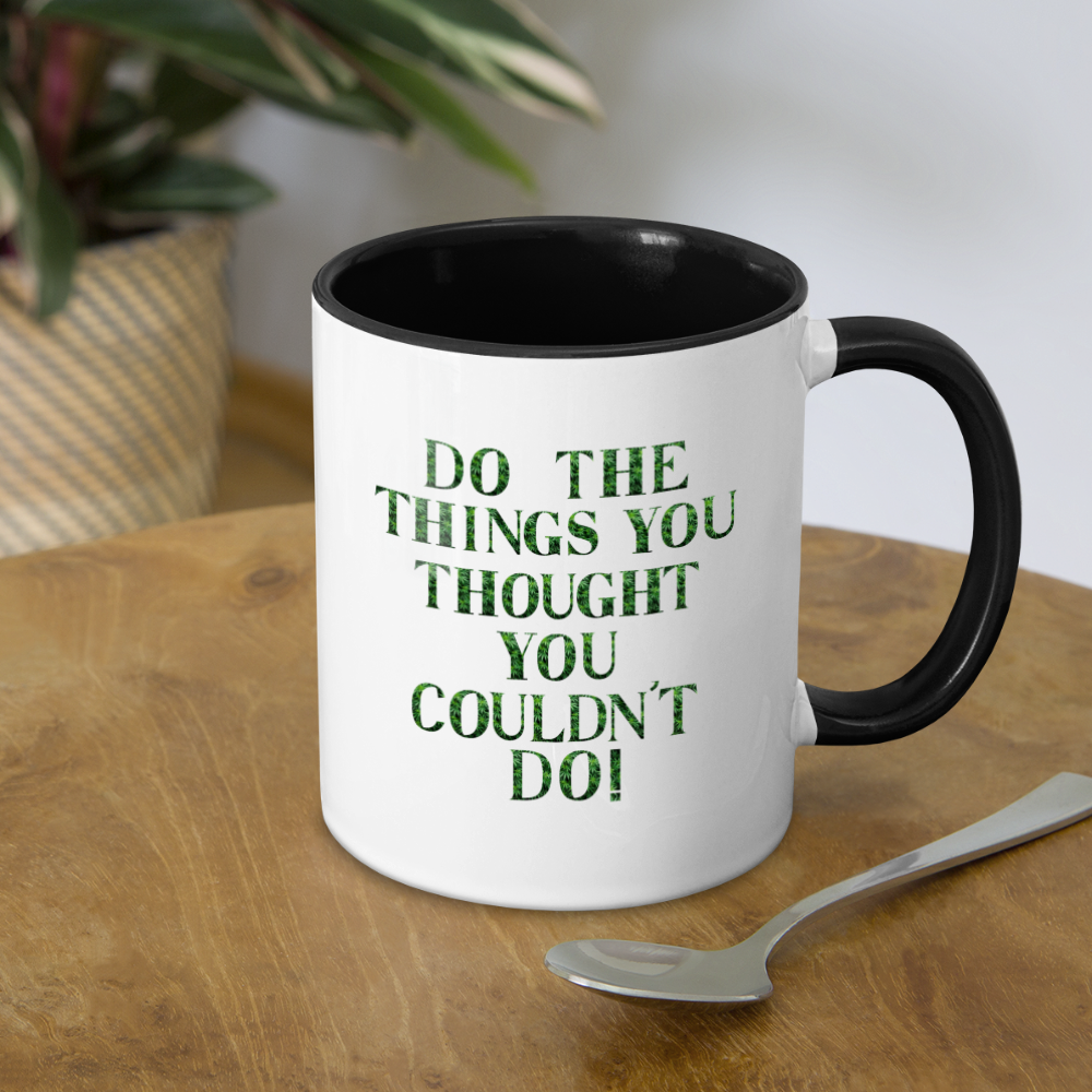 Contrast Coffee Mug - white/black