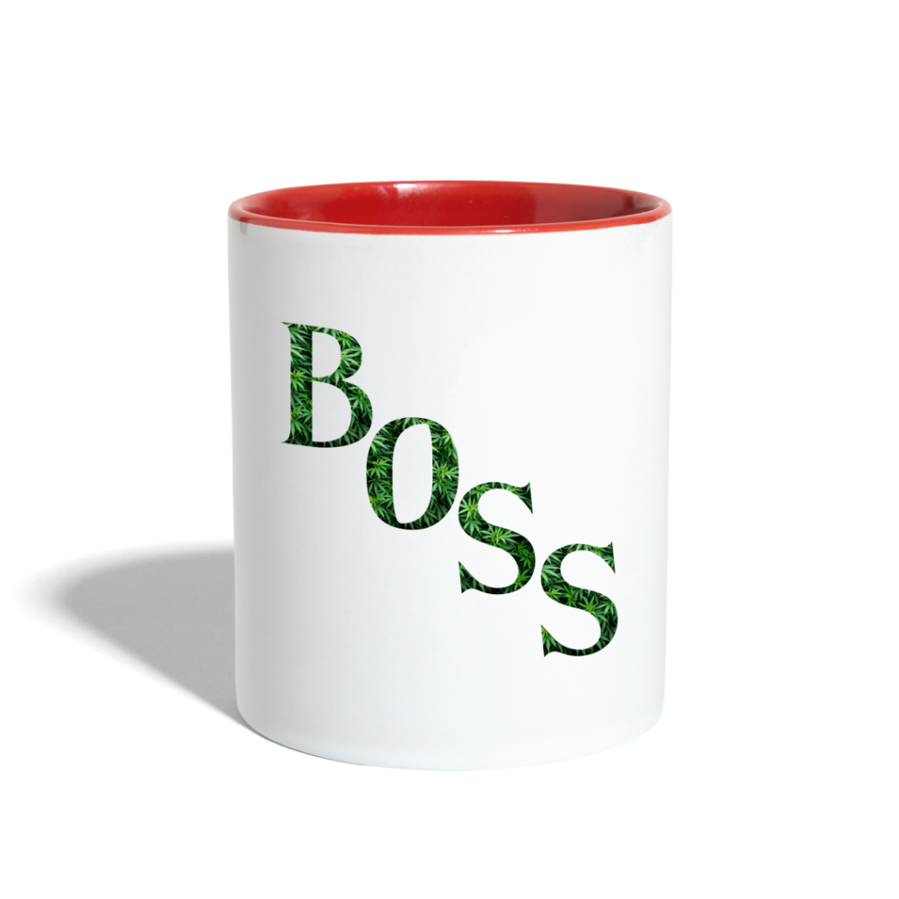 Contrast Coffee Mug - white/red