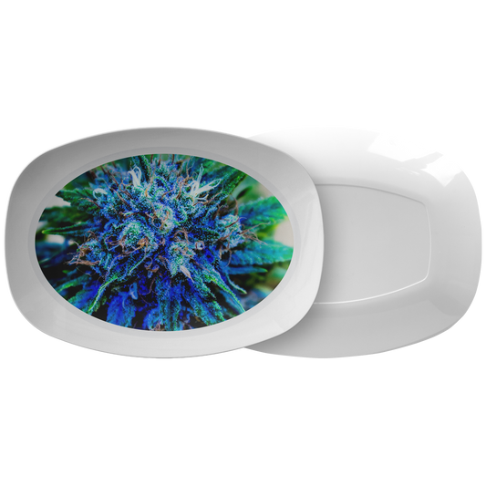 Catturare La Mia Attenzione Cannabis Platter- White