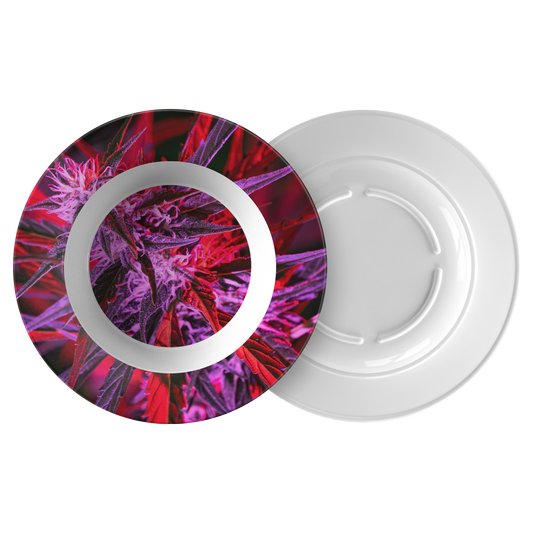 Into The Cannabis Galaxy Purple Bowl