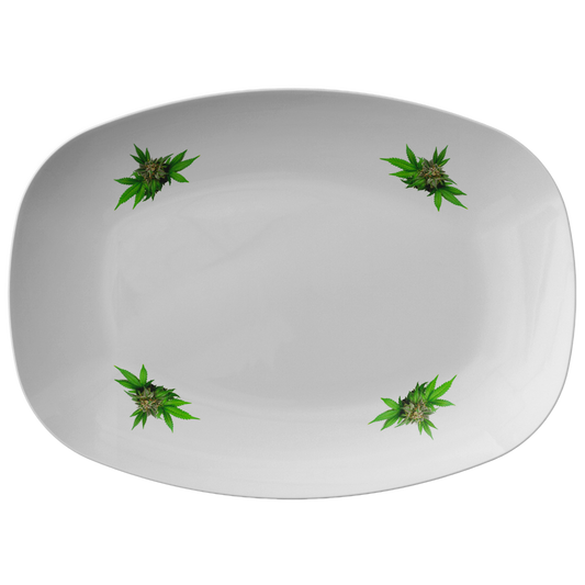 Semplicemente Cannabis Platter- White